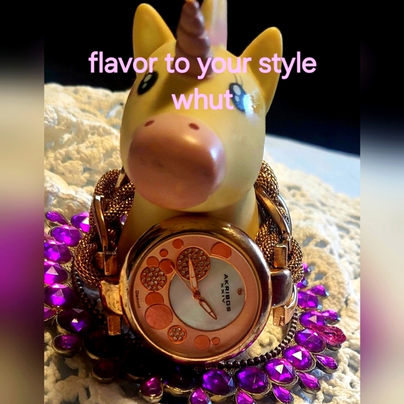 Akribos XXIV AK895RG-BX  Diamond dial  Twisted Chain Watch for Women - Picture 15 of 16